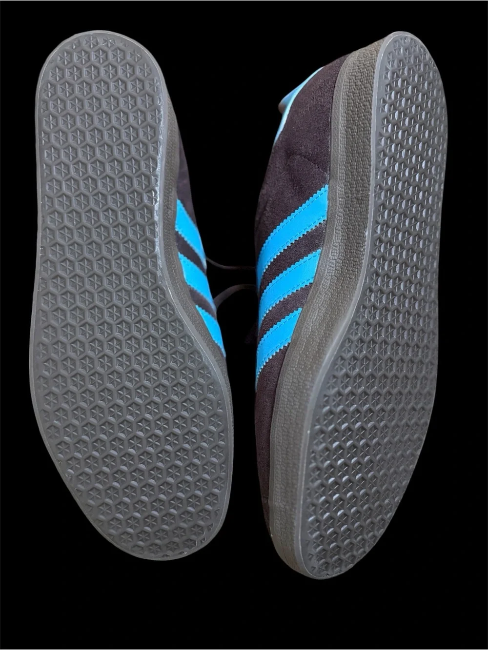 Adidas Gazelle Brown & Blue Suede Sneakers Men’s Size 8.5